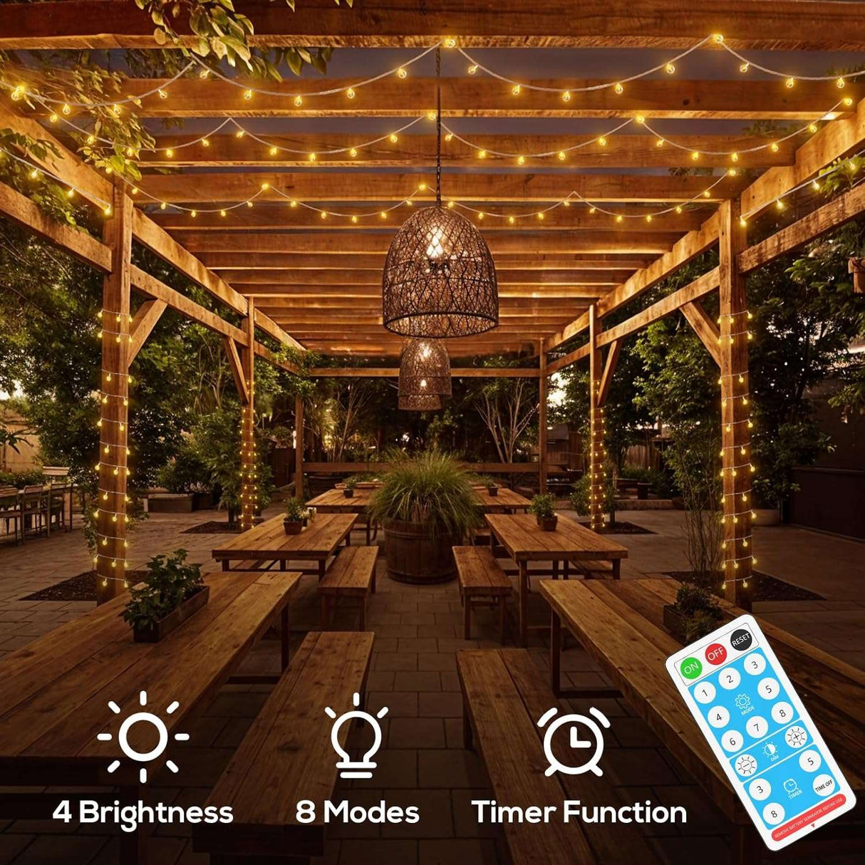 MWE LED Globe String Lights